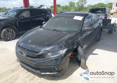 2020 Honda Civic Sport из США, поврежденный, VIN 19XFC2F83LE013850